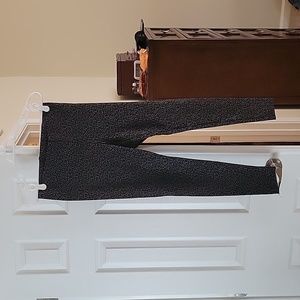 Loft black cheetah print leggings